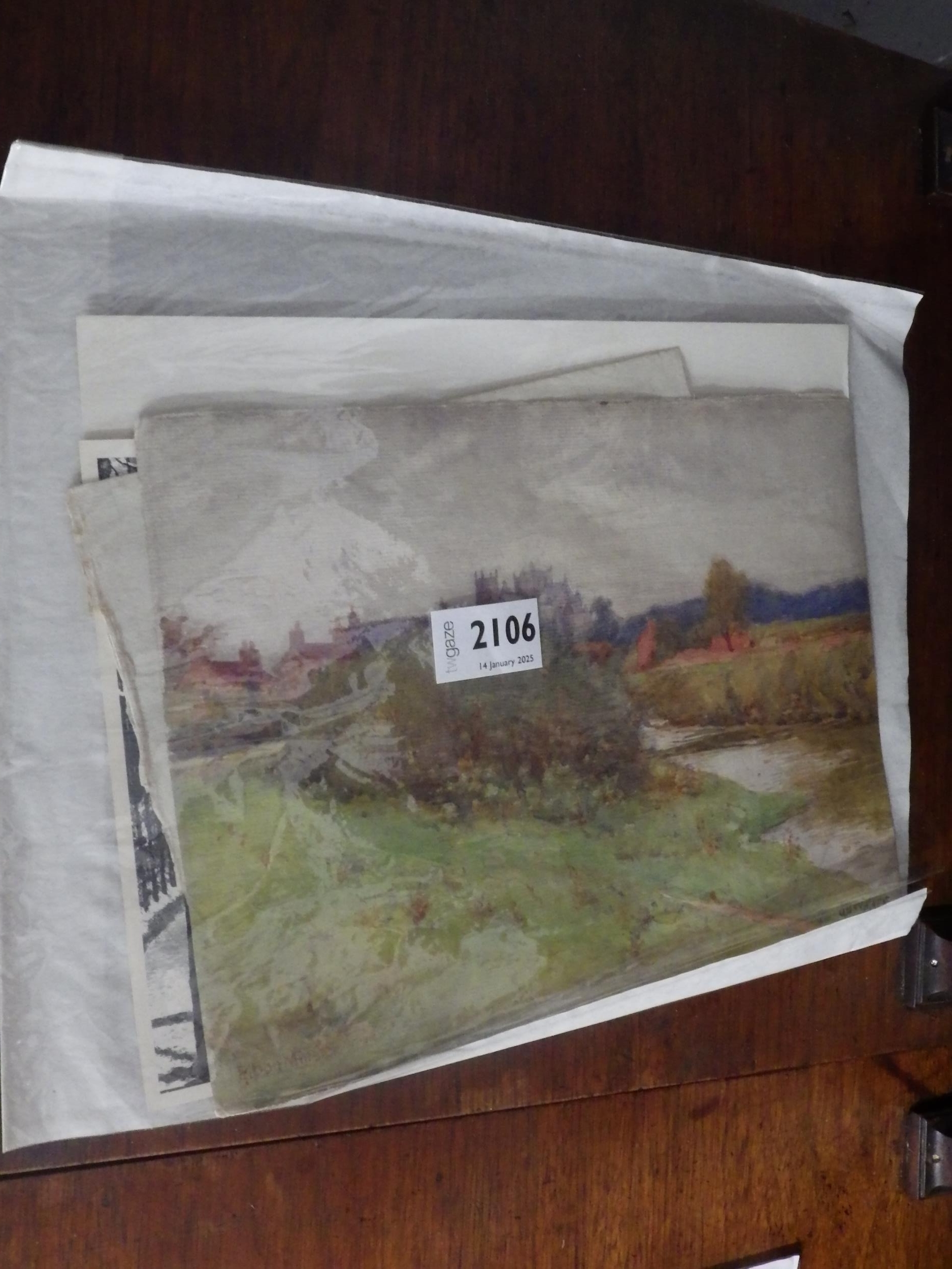 J. Walker | A watercolour of Ripon Minster by J Walker and Lose prints ...