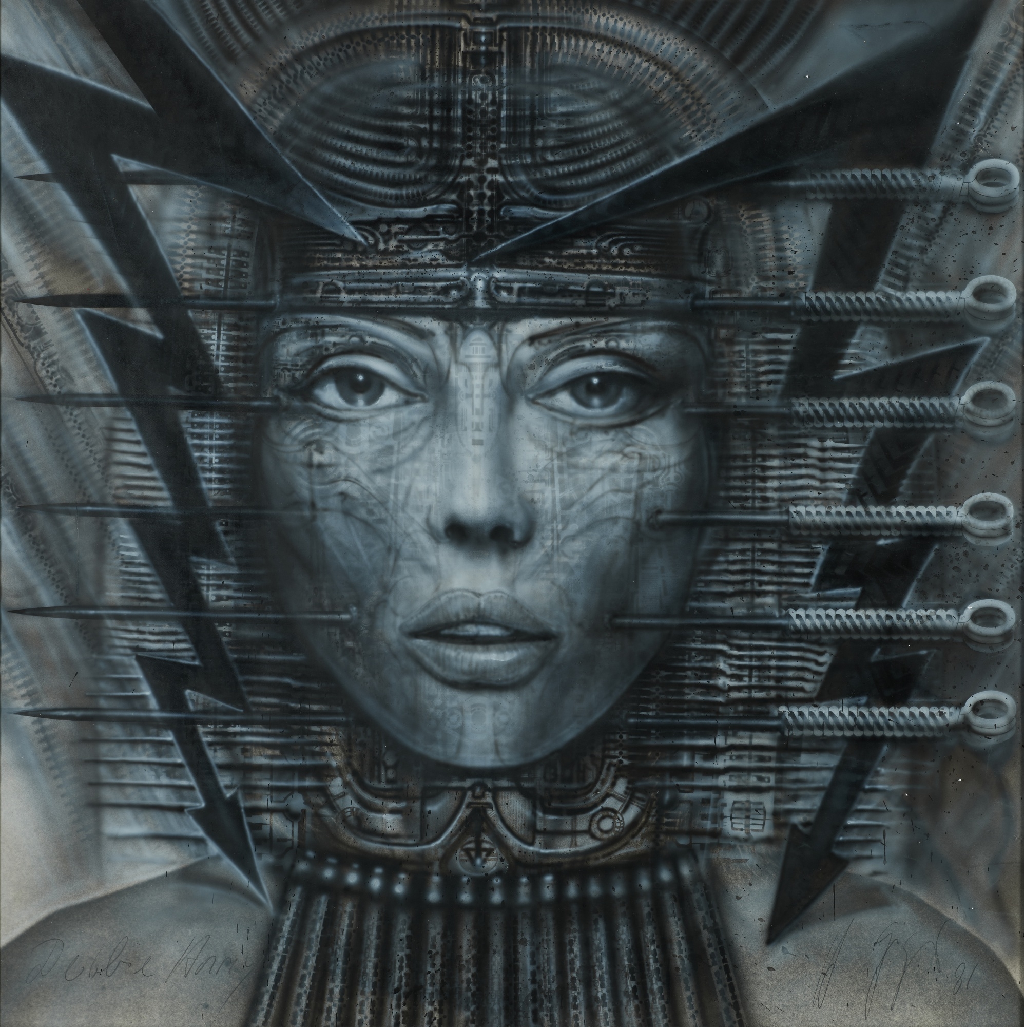 H. R. Giger | Debbie Harry (1981) | MutualArt