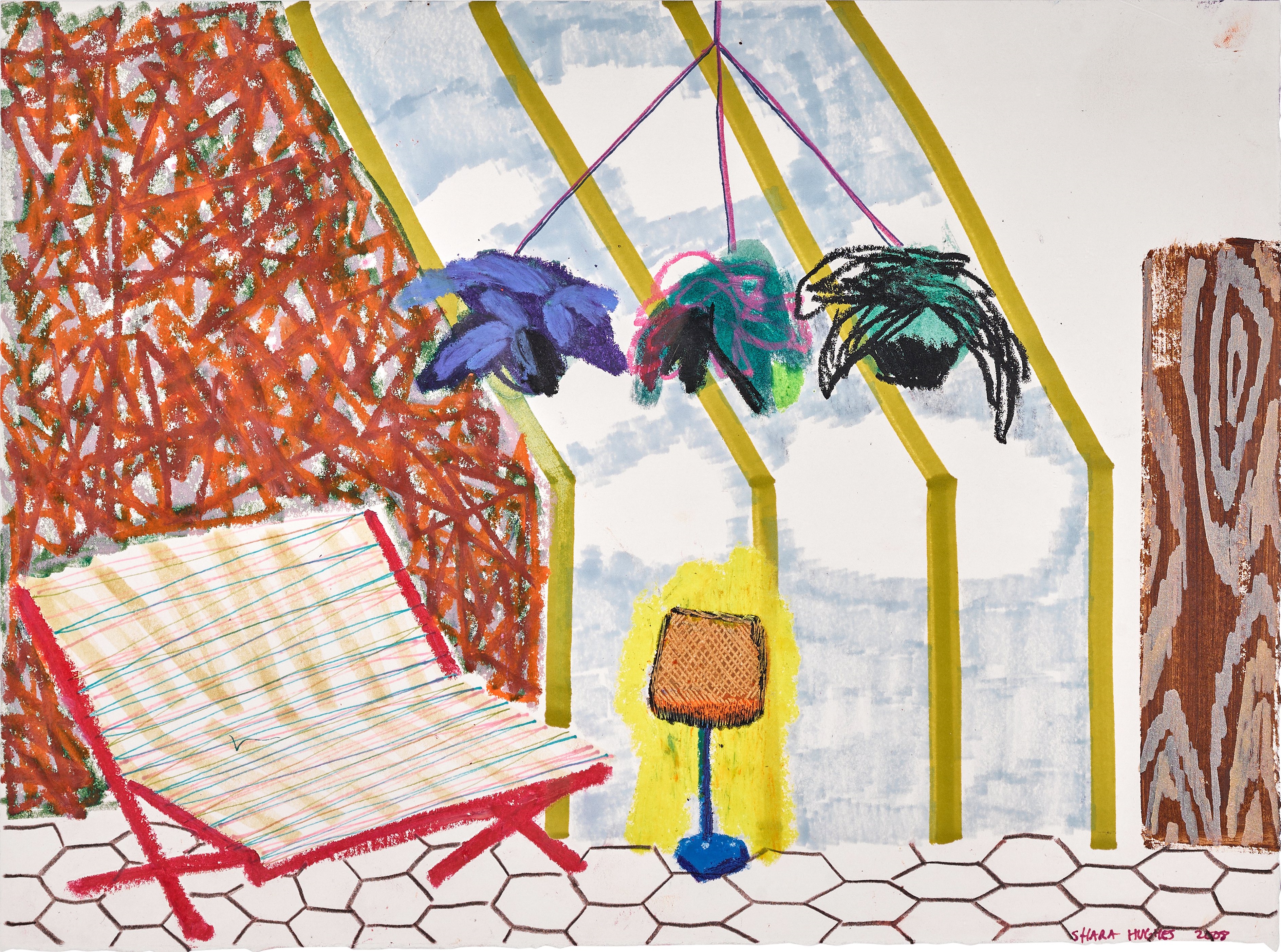 Artwork by Shara Hughes, Untitled, Made of mixed media on paper