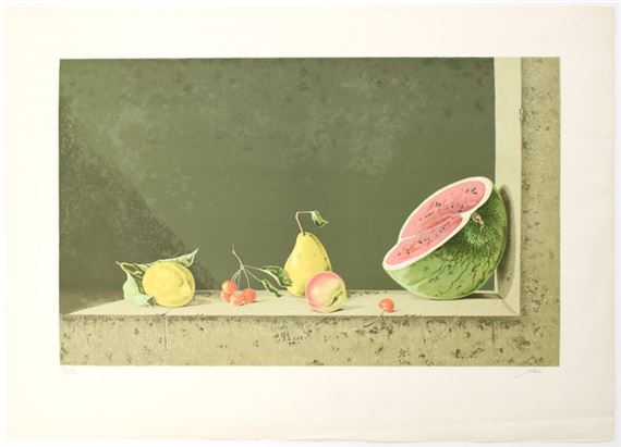 Joseph Mori | Nature morte aux fruits Lithographie | MutualArt
