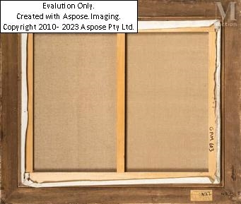 Artwork by Michel Pandel, La nymphe et le faune, Made of Oil on canvas