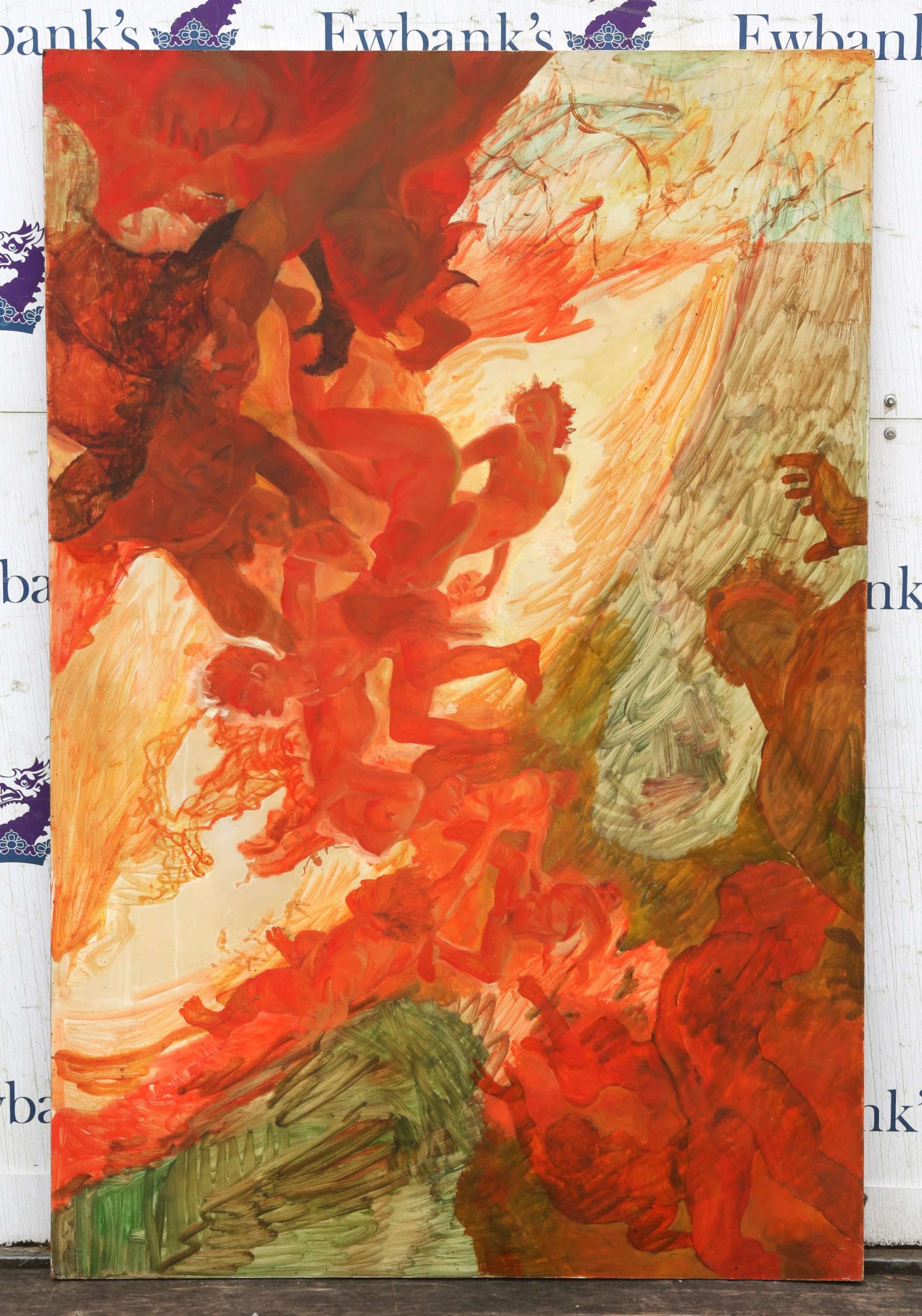 Oliver Frey | nude figures drifting in a state of unconsciousness ...