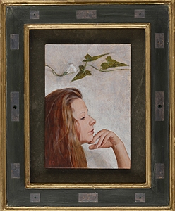 Artwork by Oyama Tomio, Woman, Made of Tempera on board