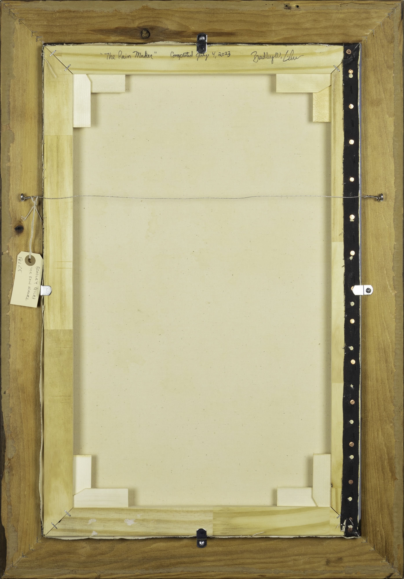 Artwork by Bradley W. Giles, The Rain Maker, Made of oil on canvas