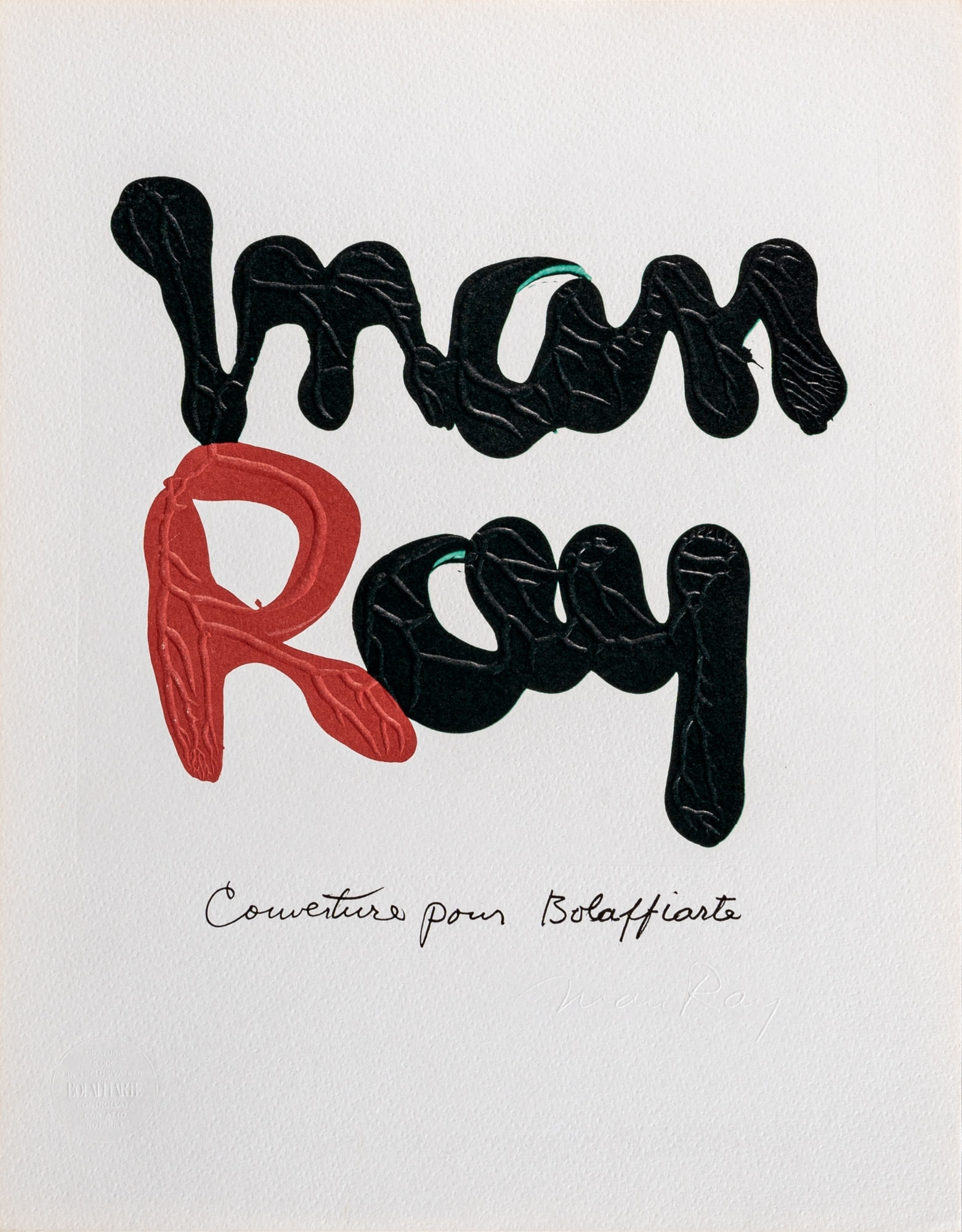 Man Ray | Letter R (1973) | MutualArt