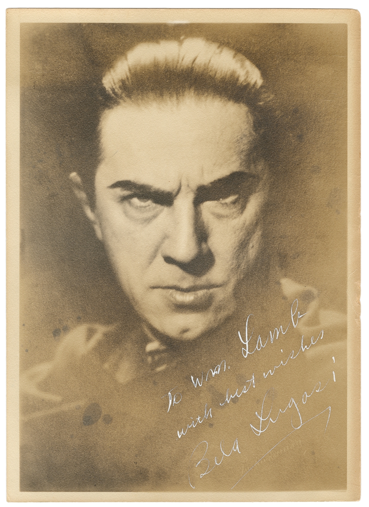 Bela Lugosi | Dracula Signed Photo and Telegram (Mid 20th Century ...