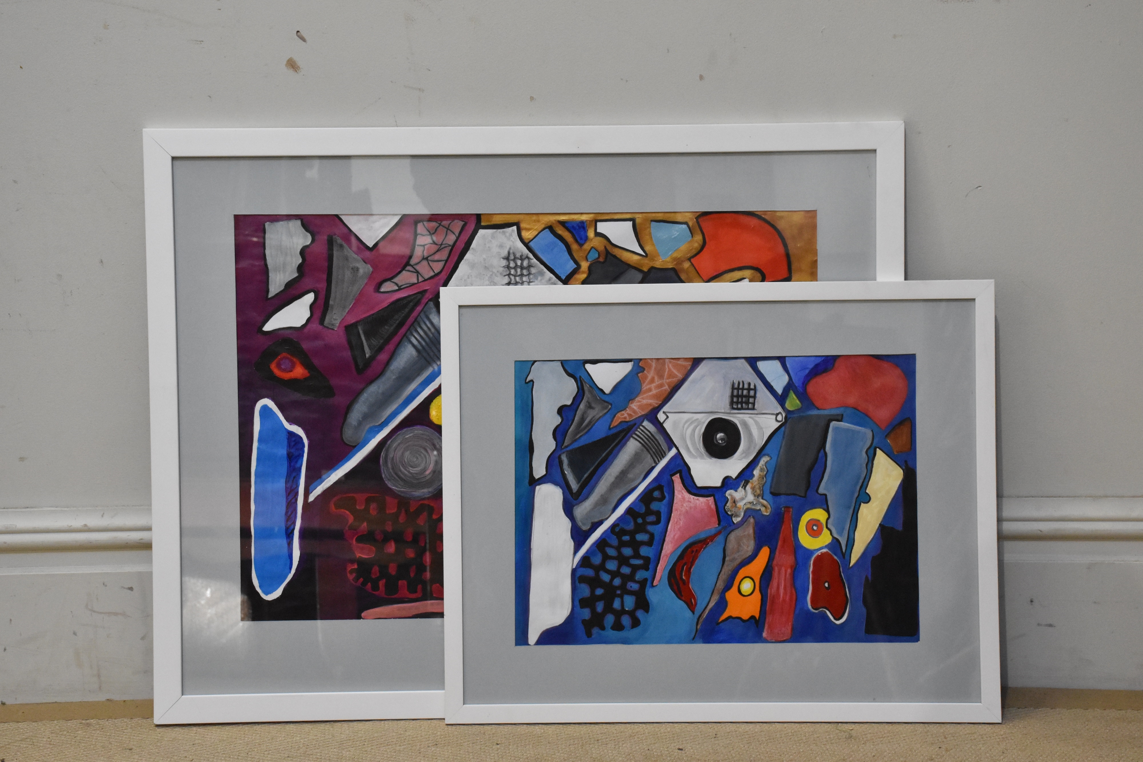 Artwork by Elizabeth Lloyd, Melange; Sea Change, Made of acrylic