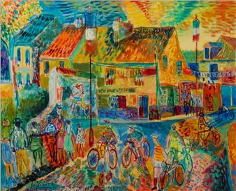 - "Course cycliste à Neuville sur Oise" - Robert Bogliani