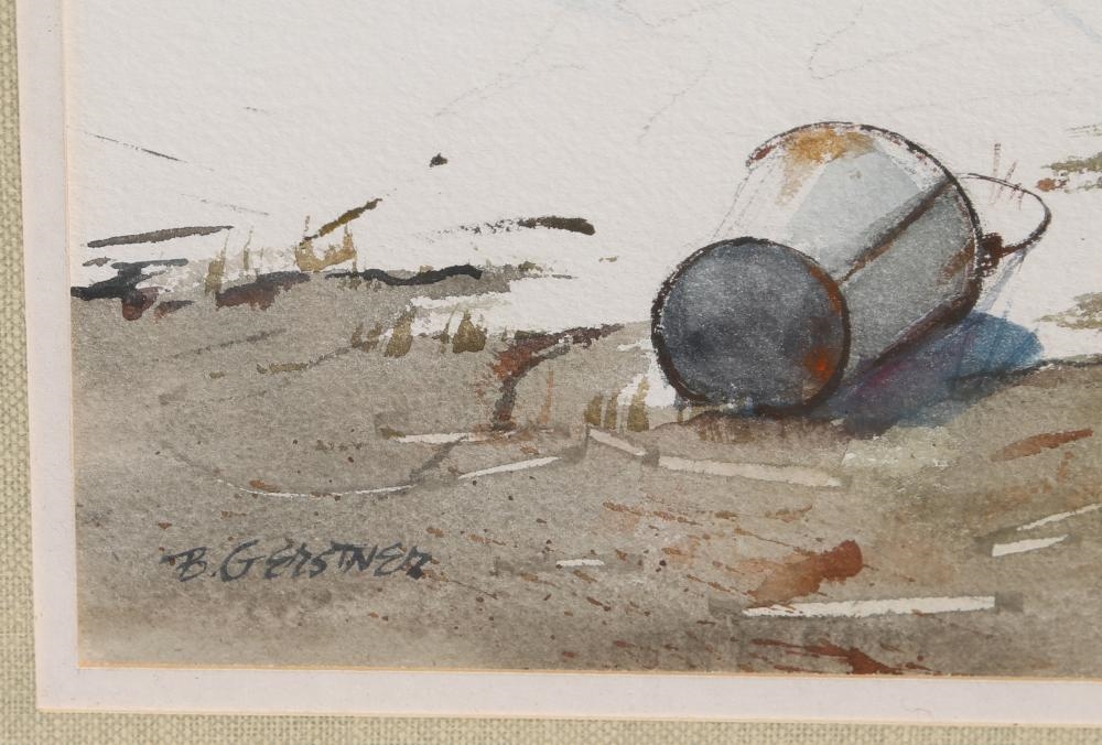 Artwork by Bernard Gerstner, MAPLE SYRUP TIME, Made of WATERCOLOR ON PAPER