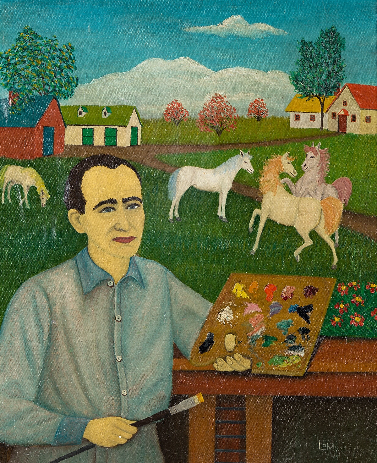 Lawrence Lebduska | Self Portrait (18) | MutualArt