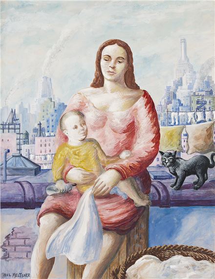 City Rooftop Madonna by Paul Raphael Meltsner, June 13