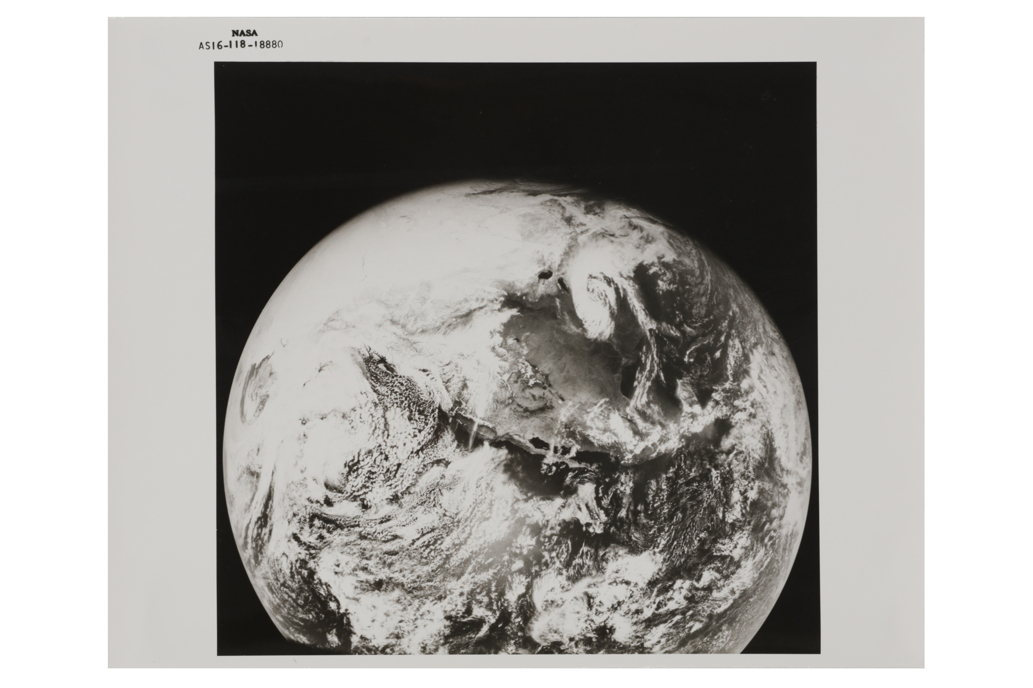 American School, 20th Century | Apollo 16 view of the earth from ...