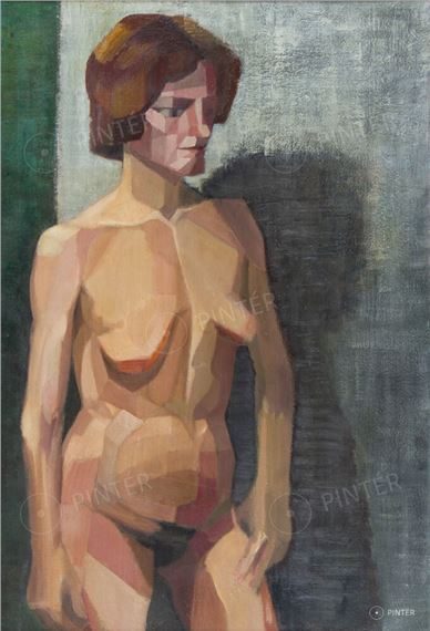 Cubist Nude by Margit Móricz