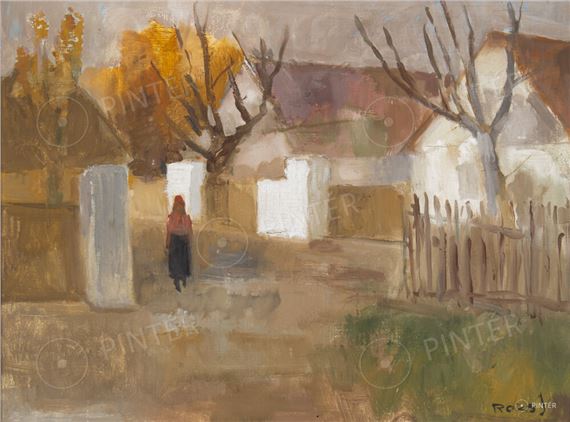 Village Street by János Rozs