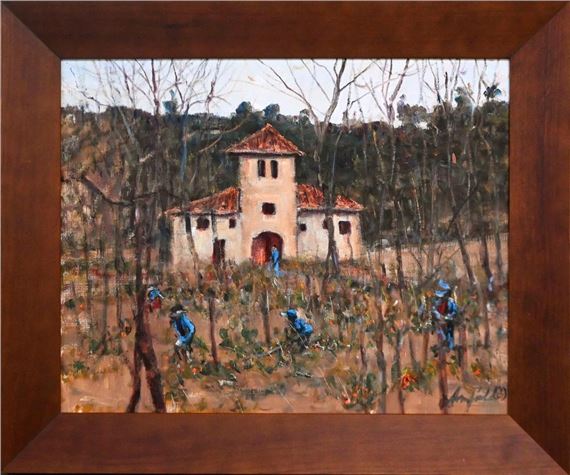 (FARMING SCENE) 1989, by David Armfield, 1989