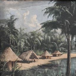 Bord de lac animé - Théodore Kazadi