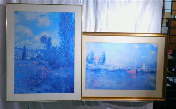 Claude Monet | 2 Framed Claude Monet Prints (1880) | MutualArt