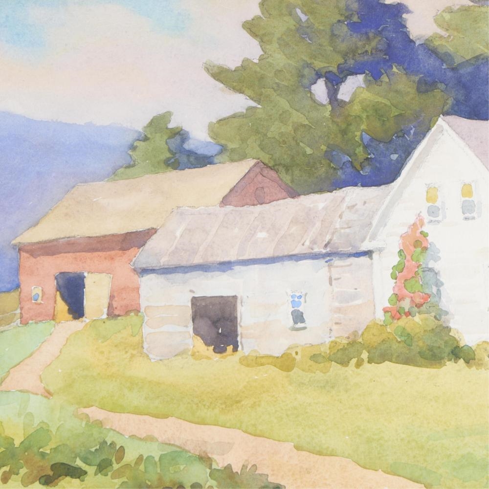 Charles Henry Richert | Charles Henry Richert Landscape Watercolor ...