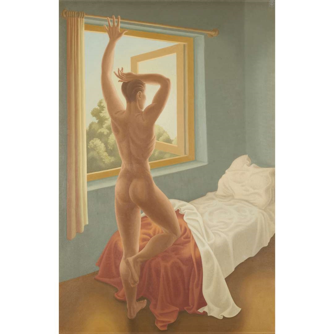 Artwork by Peter Dülberg, AWAKENING I, Made of oil on canvas