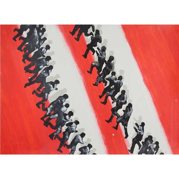 CAMINOS, 2003 by Juan Genovés