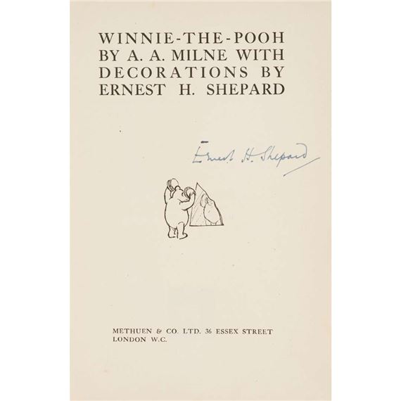 Ernest Howard Shepard | 4 books inscribed by Shepard | MutualArt