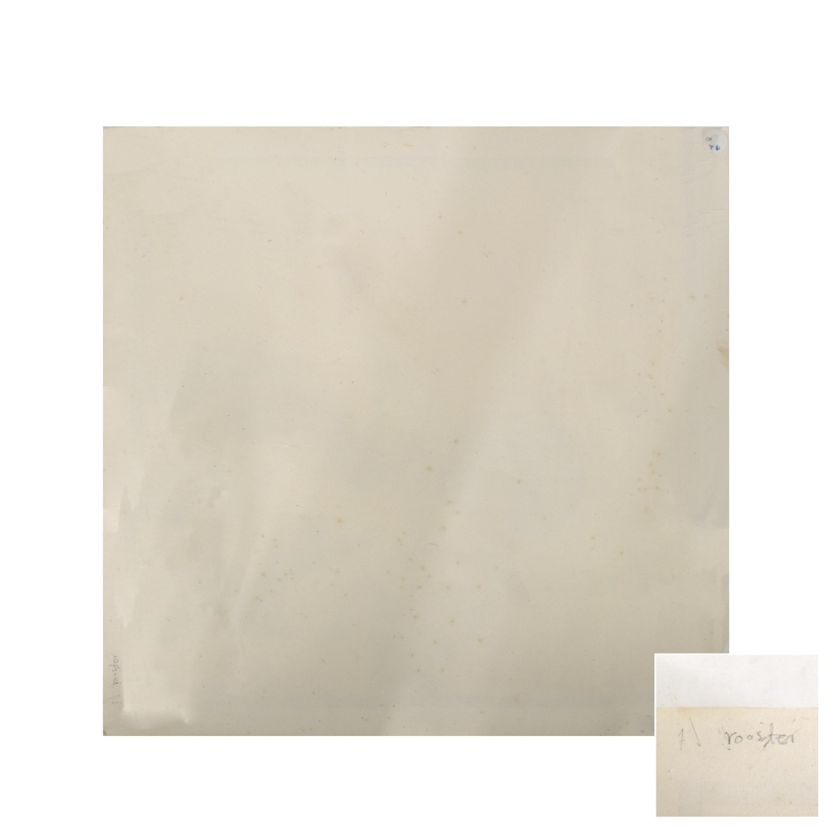 Artwork by Liu Gong Xia, Chinese Scroll Painting of Rooster Water Color by Liu Gong Xia, Made of scroll painting