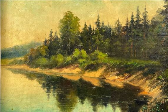 Rudolph Strodes | Gauja near Ligatne (1980) | MutualArt