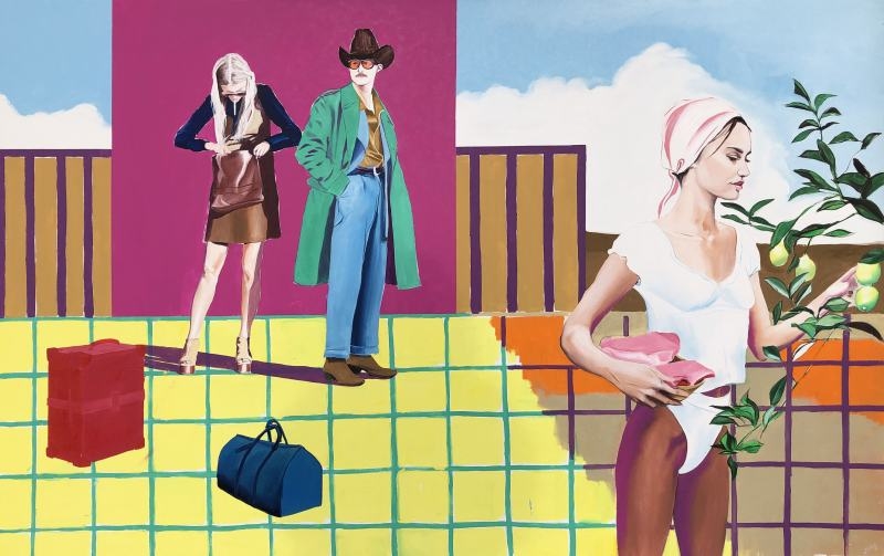 Artwork by János Kujbus, Čakanie na ďalší výlet, Made of Ǳǳľ