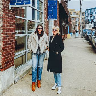 Tuesday Schmidt & Sarah White: Invisible Strings - Blue Gallery