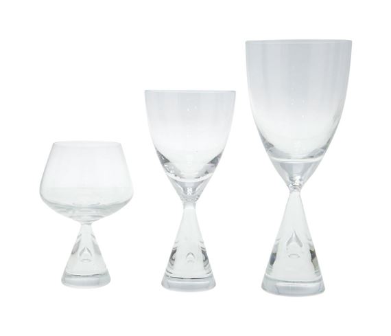 Stemware in the Princess Pattern - Bent Severin
