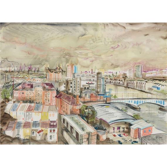 VIEW EAST OVER LONDON FROM THE PIPER BUILDING, 2002 by Luke Piper
