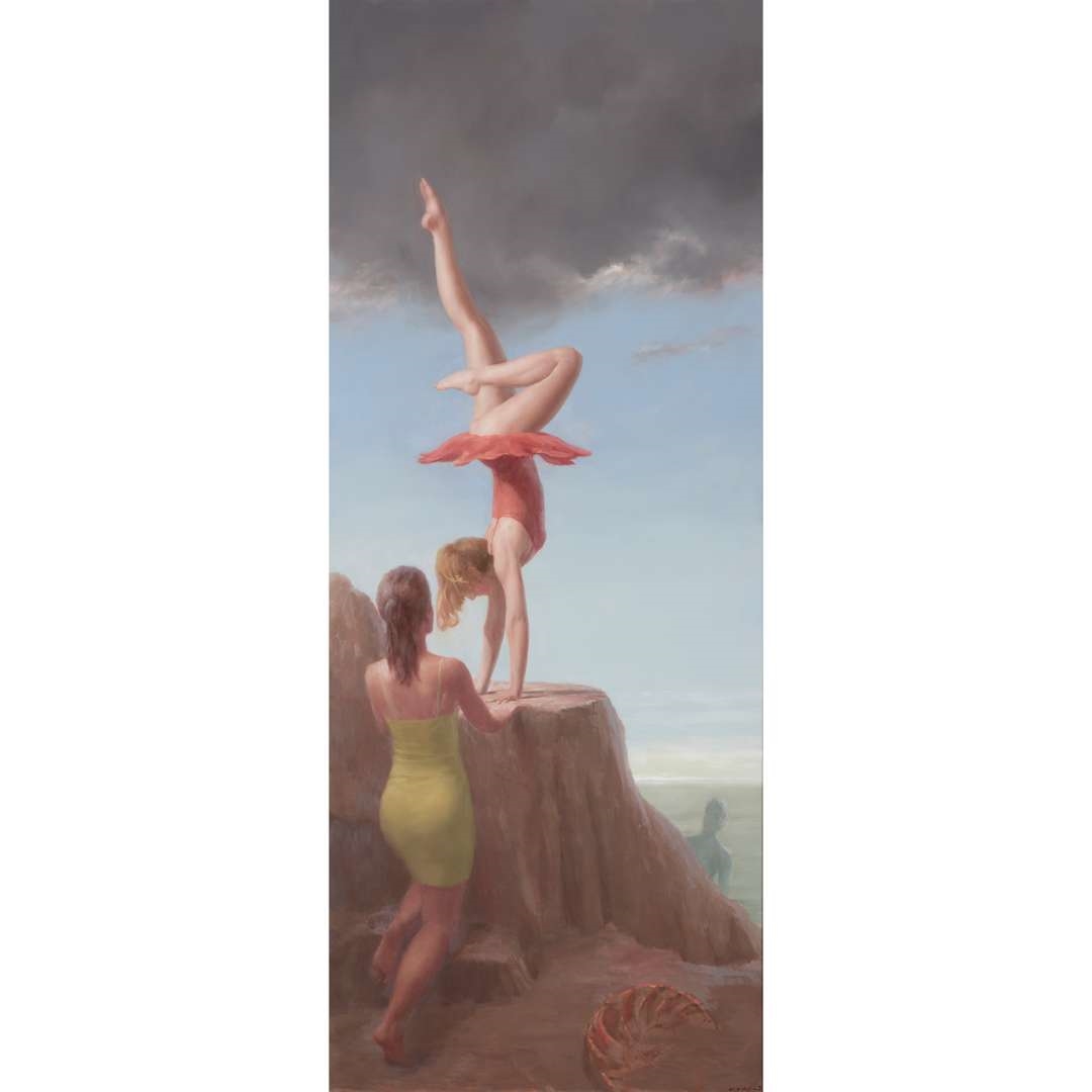 Artwork by Harry Holland, MYTHOLOGICAL FRIEZE (DANAË; GANYMEDE; IO; PROMETHEUS & ATALANTA; DIANA & ACTAEON; ICARUS; DAPHNE; THESEUS & ARIADNE) - COMMISSION FOR BERNARD & MIRABEL KELLY, 2002, Made of oil on panel