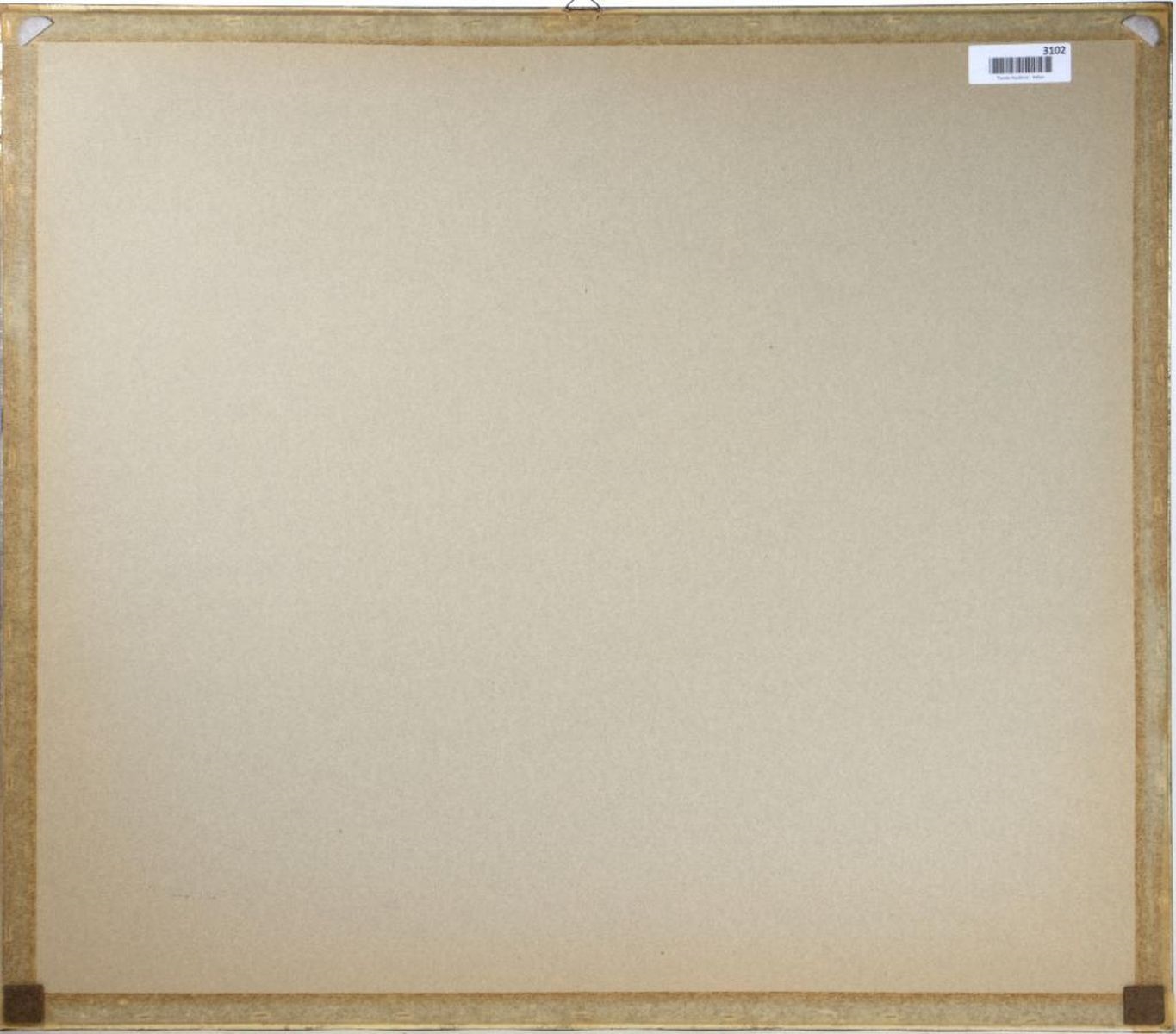 Artwork by Umberto Levi, Untitled (River landscape with houses and rowboats), Made of Oil on board