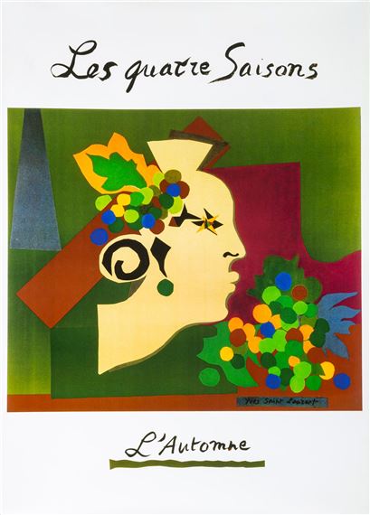 Yves Saint Laurent | Four posters (unframed) | MutualArt