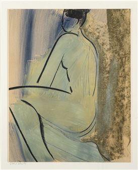 Cool Blue -
Mixed media on board - Mary Stark