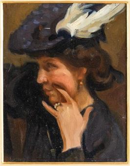 Figura in nero - Alfredo Protti