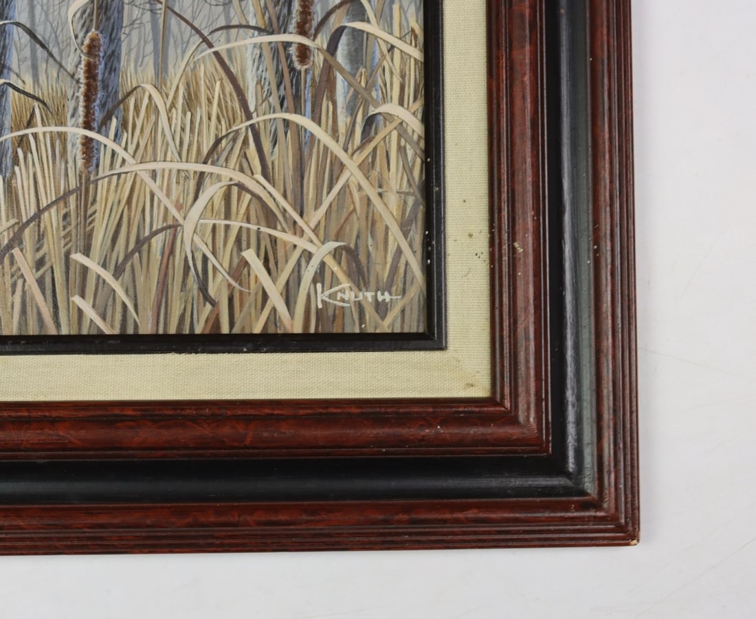 Carl Knuth | Swamp Ring Neck Ducks | MutualArt