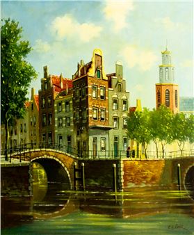 Canal Cityscape - E F Smit