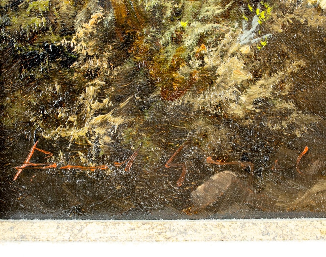 Artwork by Bernd Gagel, Country Landscape, Made of oil on canvas