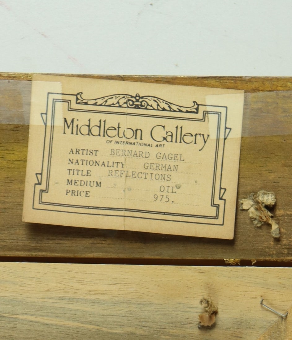 Artwork by Bernd Gagel, Country Landscape, Made of oil on canvas