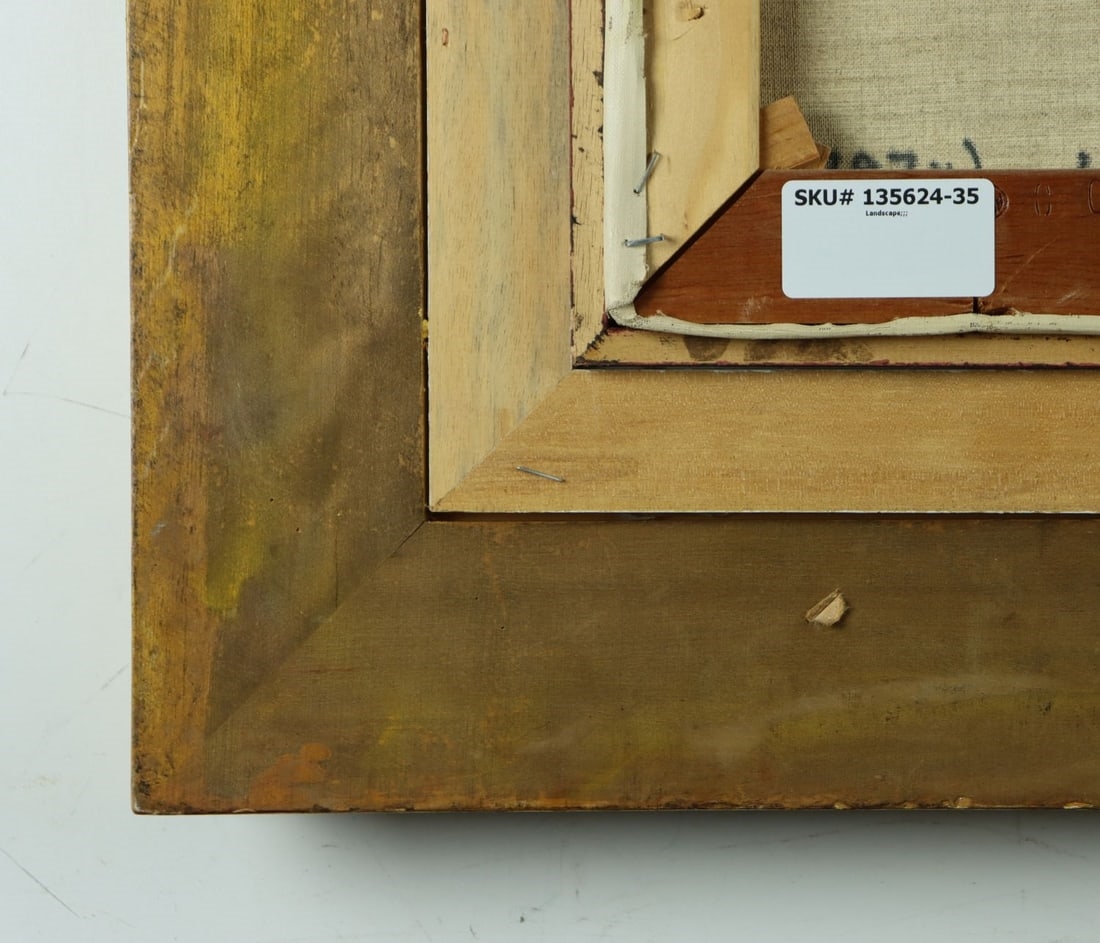 Artwork by Bernd Gagel, Country Landscape, Made of oil on canvas