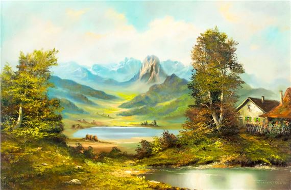 Landscape by Karl Gatermann the Younger