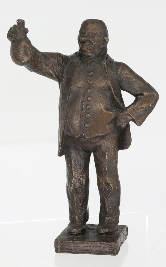 Richard Rother | Lustiger Geselle mit Weinflasche | MutualArt