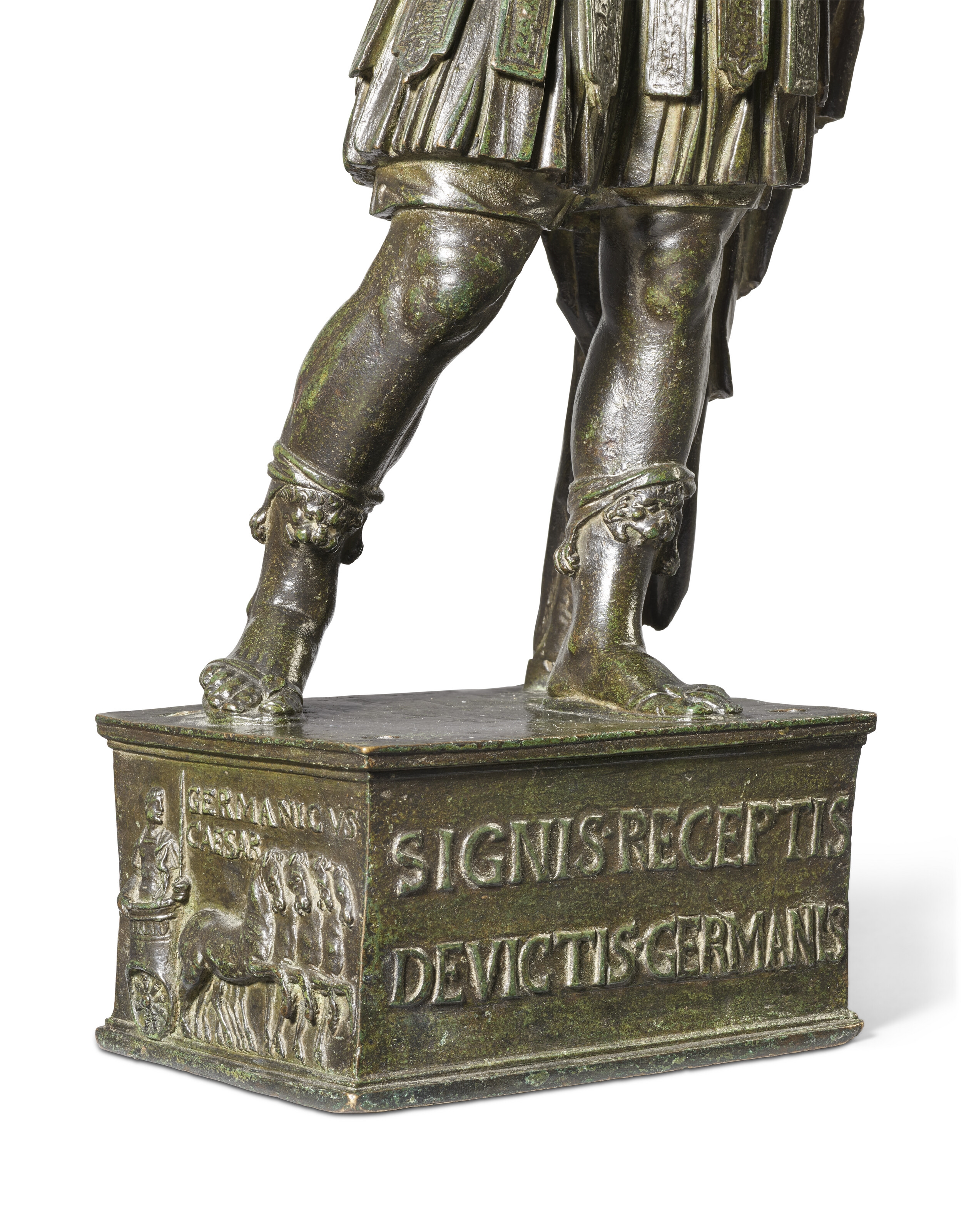 Artwork by Rudolf Marcuse, Snake Charmer, Made of patinated bronze with a dark brown patina