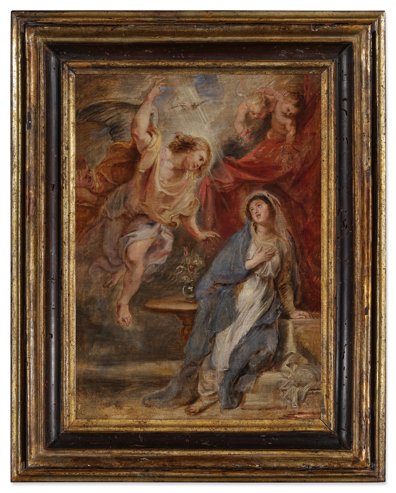 Artwork by Peter Paul Rubens, Annunciation, Made of Oil on panel