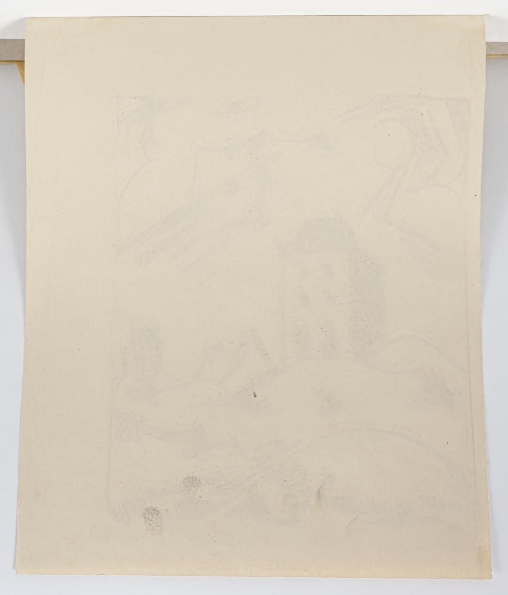 Artwork by Erich Heckel, Haus in den Dünen, Made of Lithograph on paper