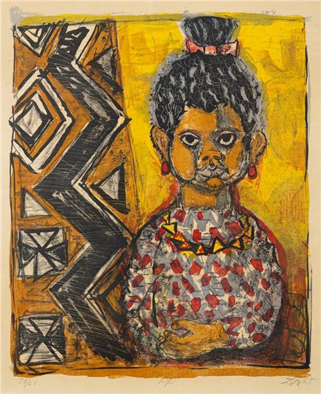 Susu (Negerkind) by Otto Dix, 1964/1965