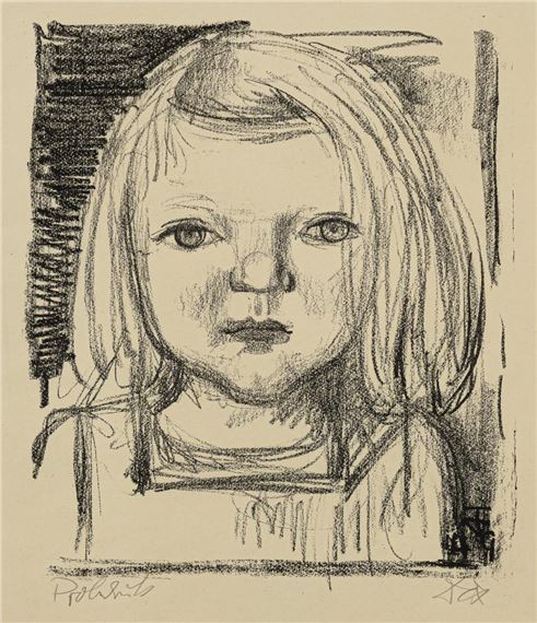 Kind II (Tochter Bienert, Blick auf den Betrachter gerichtet)