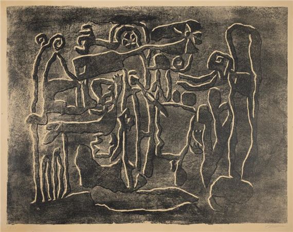 Kreuzigung by Willi Baumeister, 1952/1953