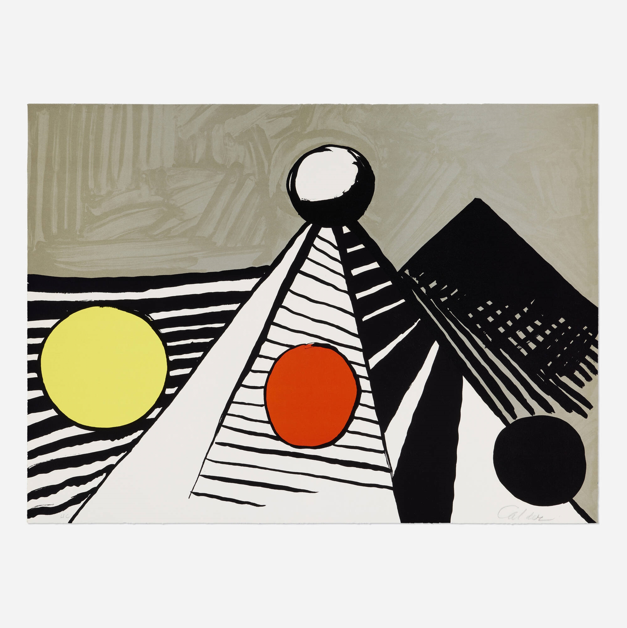 Artwork by Alexander Calder, Le bateau lavoir, Made of lithograph in colors